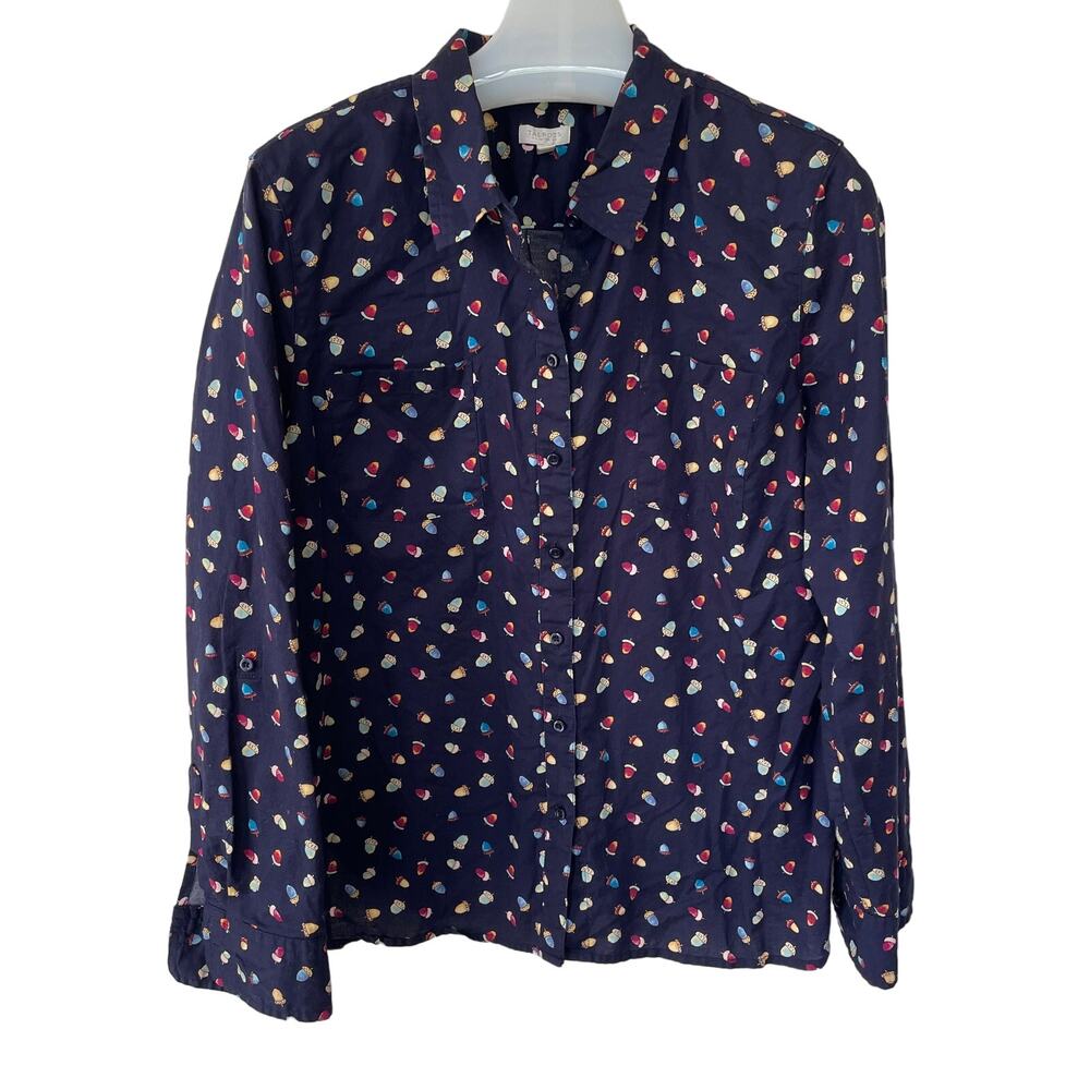 Talbots Acorns Size L/P Buttondown shirt size